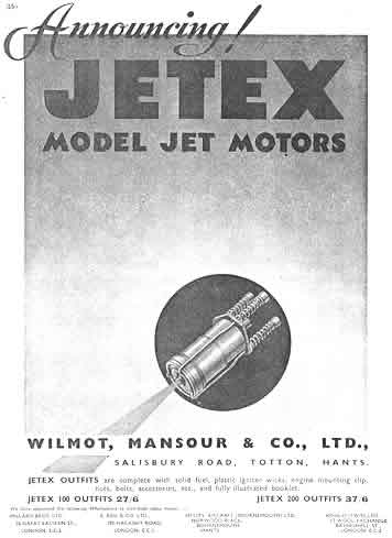 First advertisement for Jetex