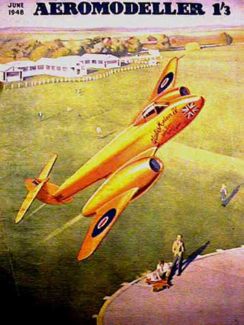 Cover, Aeromodeller June 1948