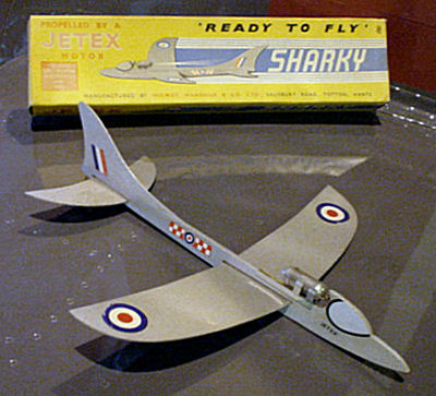  Jetex Sharky in Southampton Hall of Aviation Museum 