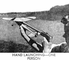 Hand launching
