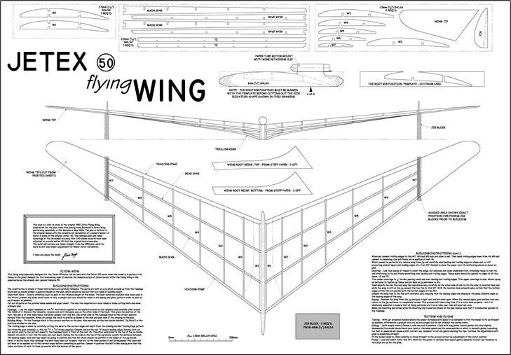 WM Flying Wing (redrawn Bage)
