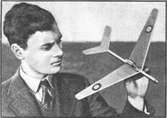 Early Jetex model plane