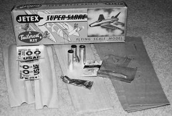 Super Sabre kit contents