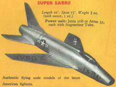 Jetex Super Sabre