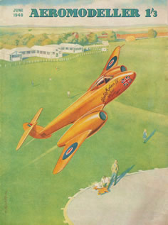 Cover, Aeromodeller June 1948